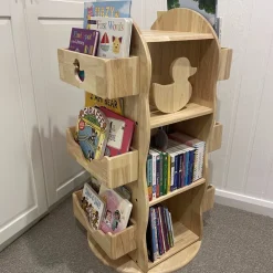 My Duckling Revolving Solid Wood Bookcase