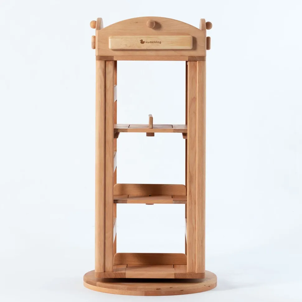 My Duckling Rotating Solid Wood Bookcase - London