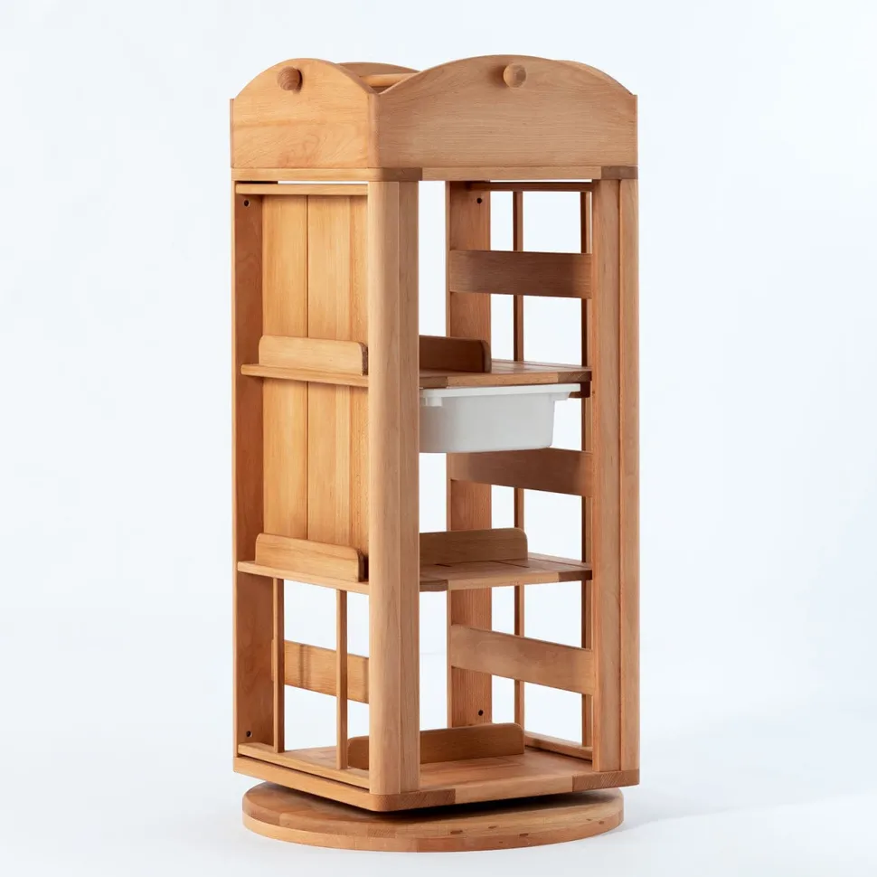 My Duckling Rotating Solid Wood Bookcase - London