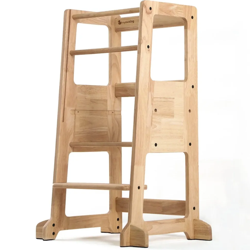 My Duckling Solid Wood Adjustable Learning Tower 2in1 - Deluxe