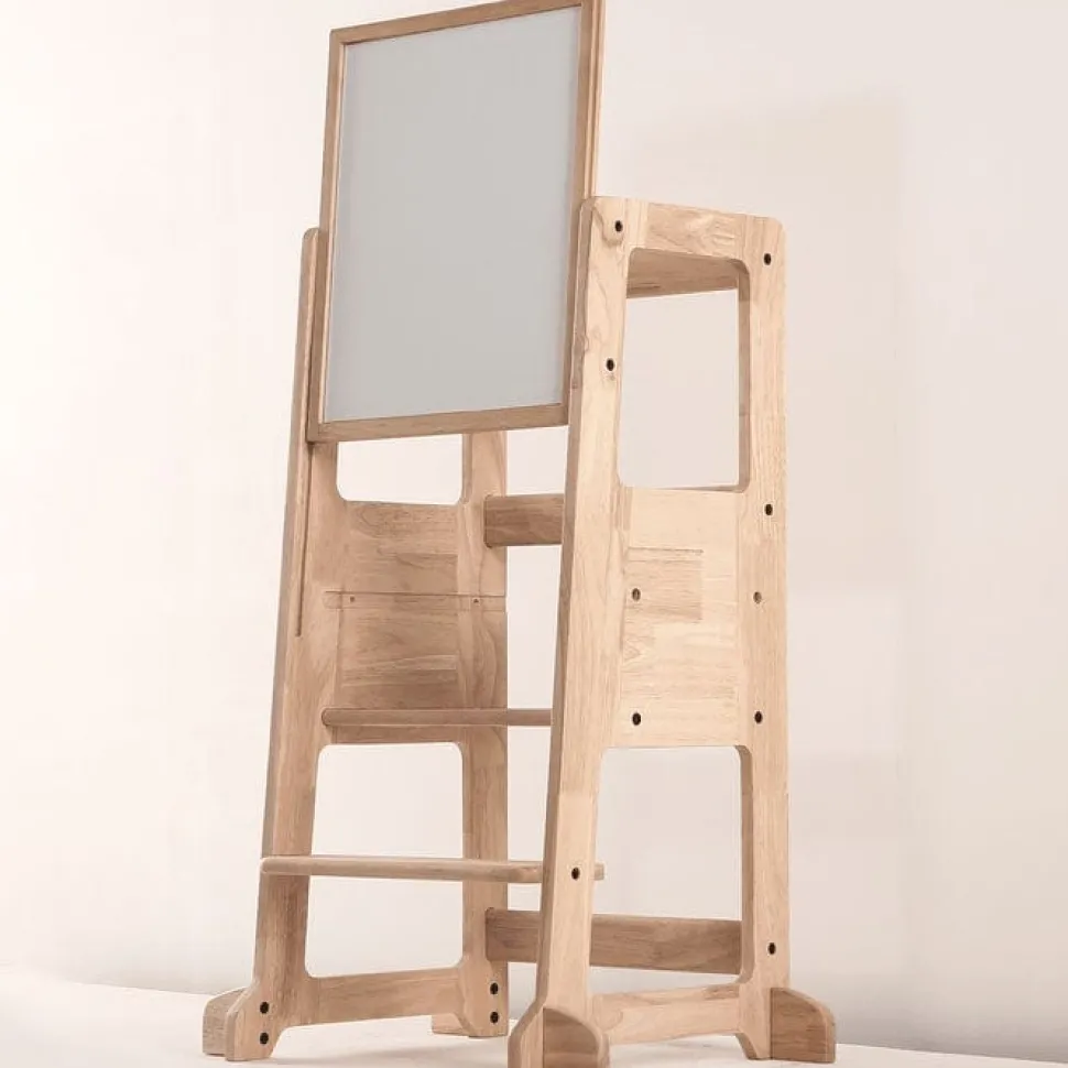 My Duckling Solid Wood Adjustable Learning Tower 2in1 - Deluxe