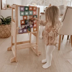 My Duckling Solid Wood Adjustable Learning Tower 2in1 - Deluxe