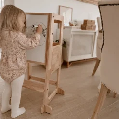 My Duckling Solid Wood Adjustable Learning Tower 2in1 - Deluxe