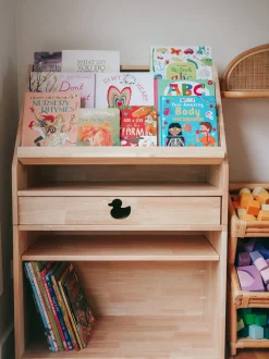 My Duckling Solid Wood 2in1 Display Bookcase (Duck)