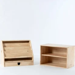 My Duckling Solid Wood 2in1 Display Bookcase (Bear)