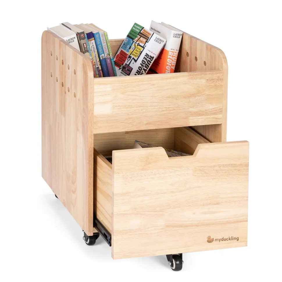 My Duckling Solid Wood Mobile Storage Unit