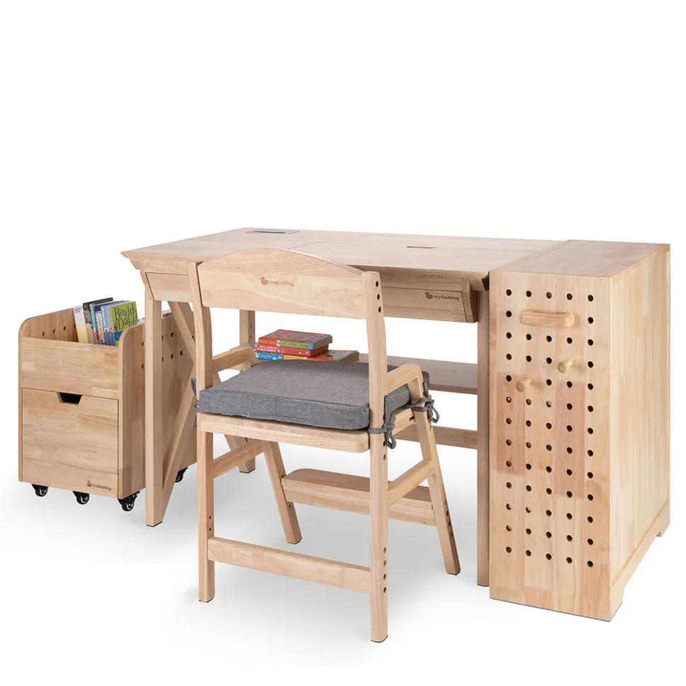My Duckling Solid Wood Mobile Storage Unit