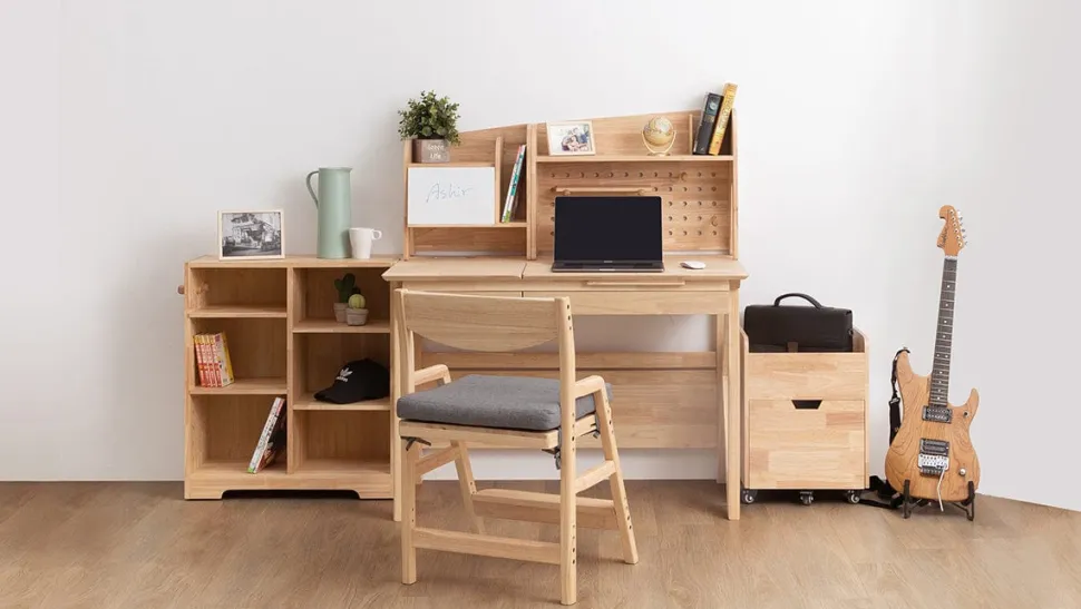My Duckling Solid Wood Study Desk With Easel
