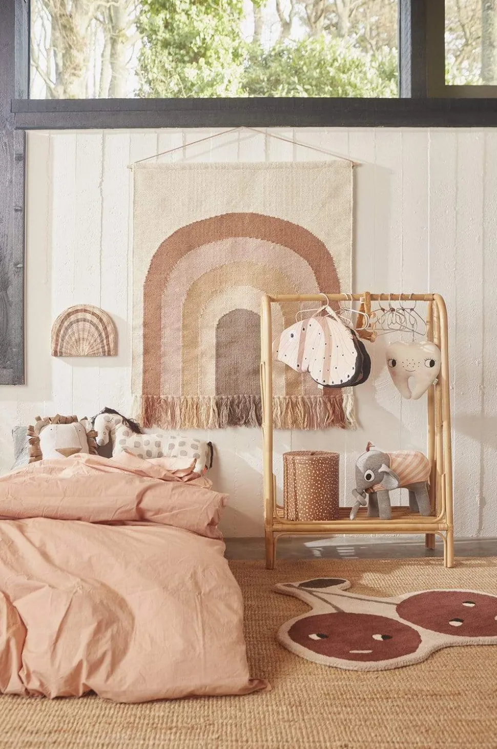 OYOY Follow The Rainbow Wall Rug Choko