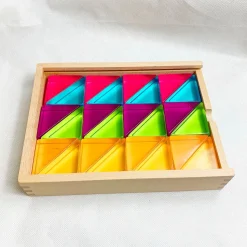Papoose Lucite Large Triangles 24pc Set