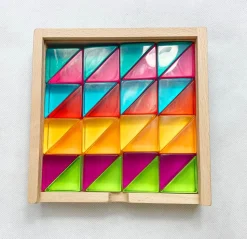 Papoose Lucite Small Triangles 32pc Set