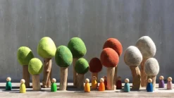 Papoose Toys - Earth Autumn Trees (3 Piece Set)