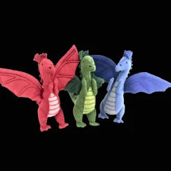 Papoose Toys Large Dragons 3pcs