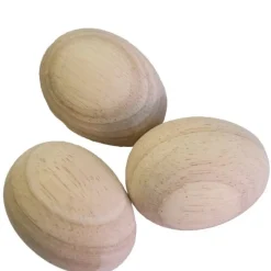 QToys DIY Wooden Eggs (set of 12)