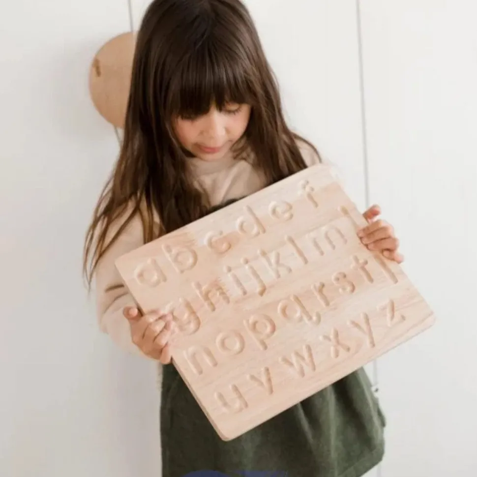 QToys Lower case Letter Tracing board
