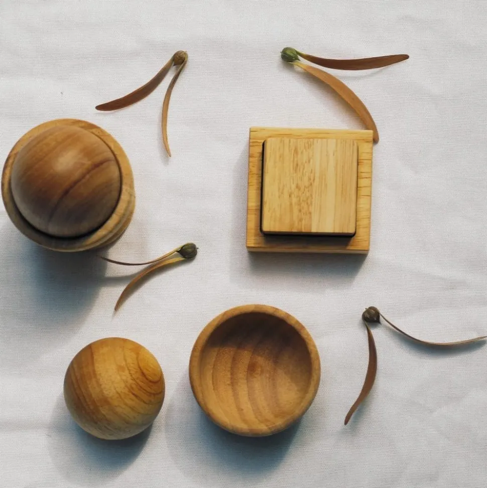 QToys Montessori Egg, Ball and Cup set