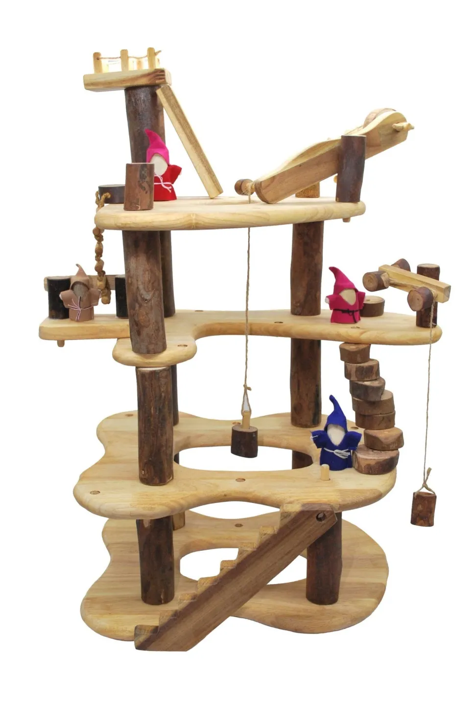 QToys Three Level Tree House Play Set