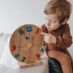 QToys Wooden Clocks