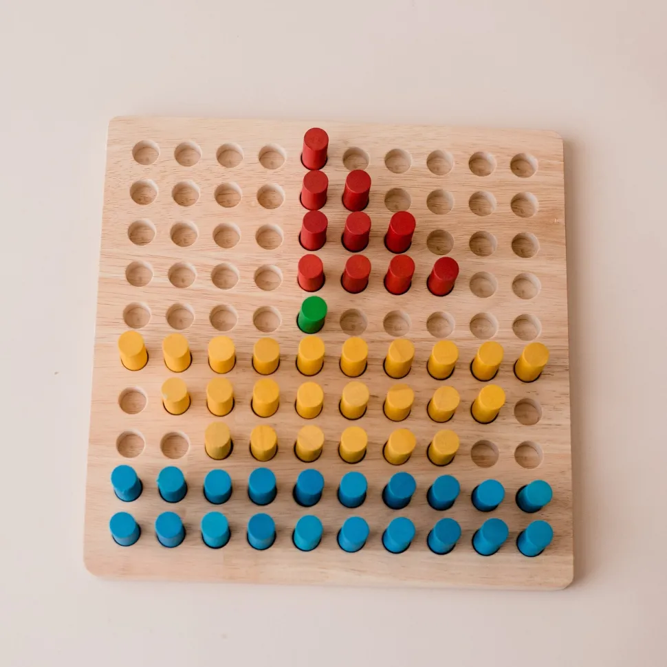 QToys Wooden Peg Board