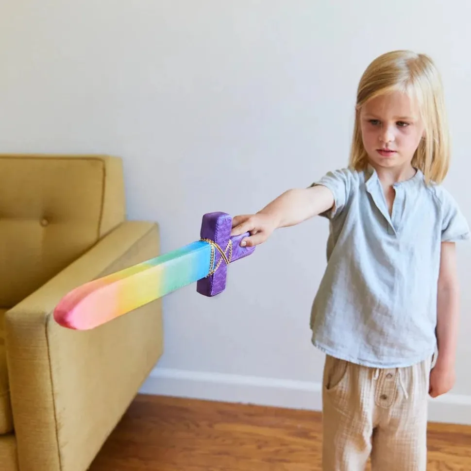 Sarah's Silk Soft Sword - Rainbow