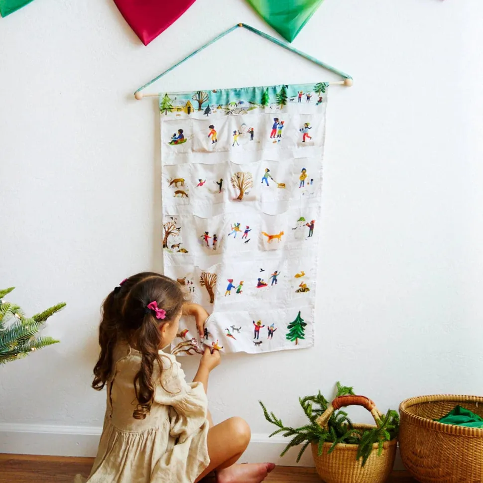 Sarah's Silks Advent Calendar Illustrated by Gemma Koomen- Snowy Day