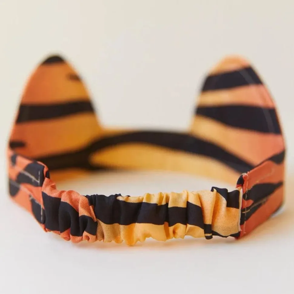 Sarah's Silks Animal Dress Ups Ears - Tiger
