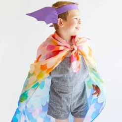 Sarah's Silks Ears Dinosaur Purple