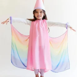 Sarah's Silks Fairy Dress - Pink Rainbow
