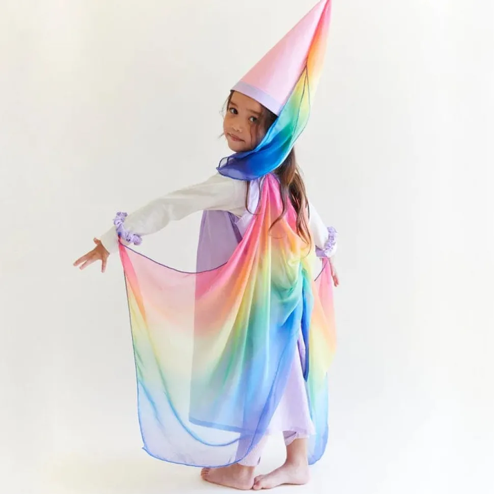 Sarah's Silks Fairy Dress - Lavender Rainbow