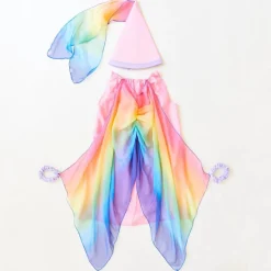 Sarah's Silks Fairy Dress - Pink Rainbow