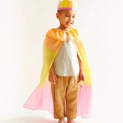 Sarah's Silks Hummingbird Pink Silk Cape