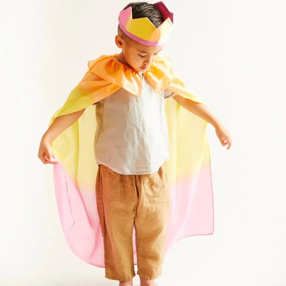 Sarah's Silks Hummingbird Pink Silk Cape