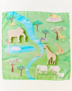 Sarah's Silks Large Wooden Elephant