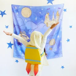 Sarah's Silks Playmap - Large - Castle in the Sky