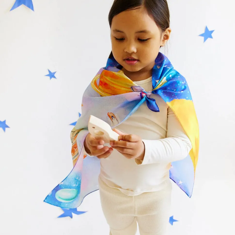 Sarah's Silks Playsilk - Seek and Find - Outer Space