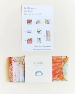 Sarah's Silks Playsilk Seek and Find - Dollhouse