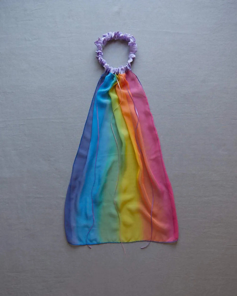 Sarah's Silks Rainbow Lavender Veil