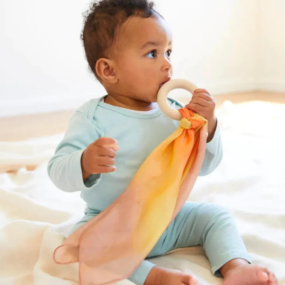 Sarah's Silks Silk and Wood Teethers