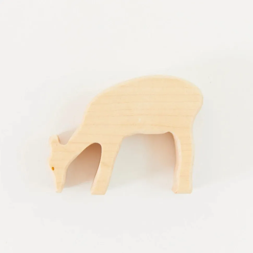 Sarah's Silks Wooden Animal - Maple - Deer
