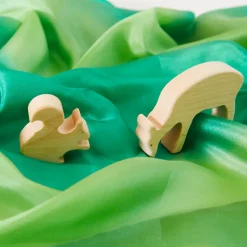 Sarah's Silks Wooden Animal - Maple - Deer