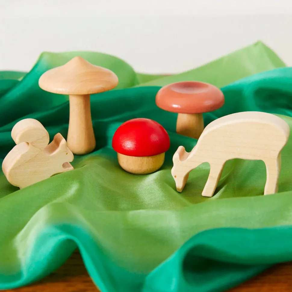 Sarah's Silks Wooden Animal - Maple - Deer