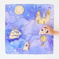 Sarah's Silks Wooden Toy - Rocketship - Maple