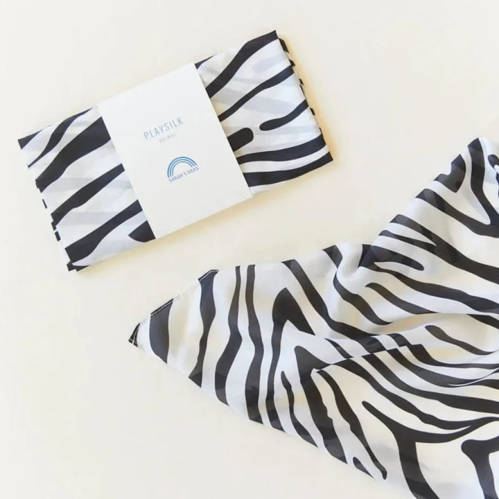 Sarah's Silks Zebra Playsilk