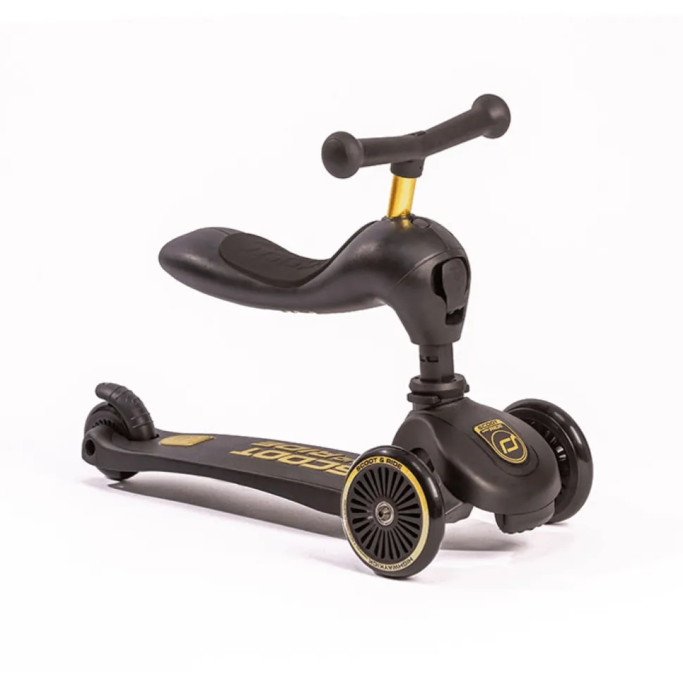 Scoot & Ride Scooter Highwaykick 1 - Black/Gold