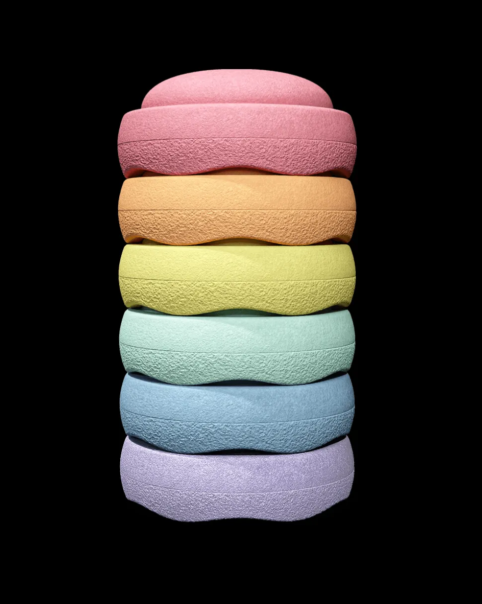 Stapelstein Mini Rainbow Pastel 6