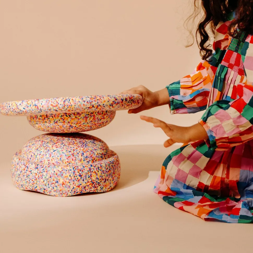 Stapelstein Super Confetti Stone and Board set