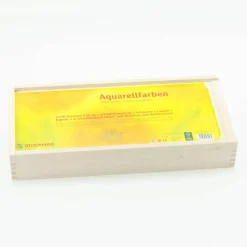 Stockmar Aquarelle Watercolours 12x20 ml in Wooden Box with accessories