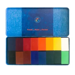 Stockmar Wax Crayons 16 Blocks in Tin