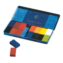 Stockmar Wax Crayons 16 Blocks in Tin