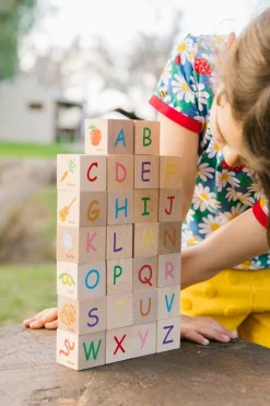 The Freckled Frog ABC Blocks